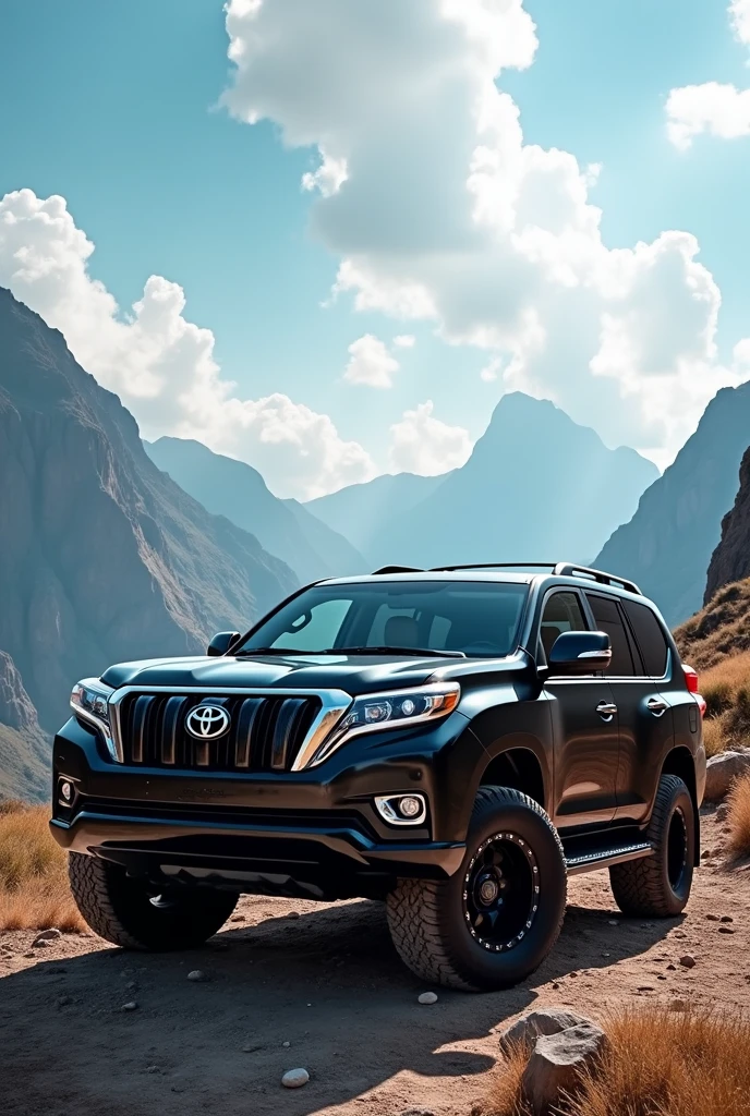 Toyota land cruiser prado black color cover