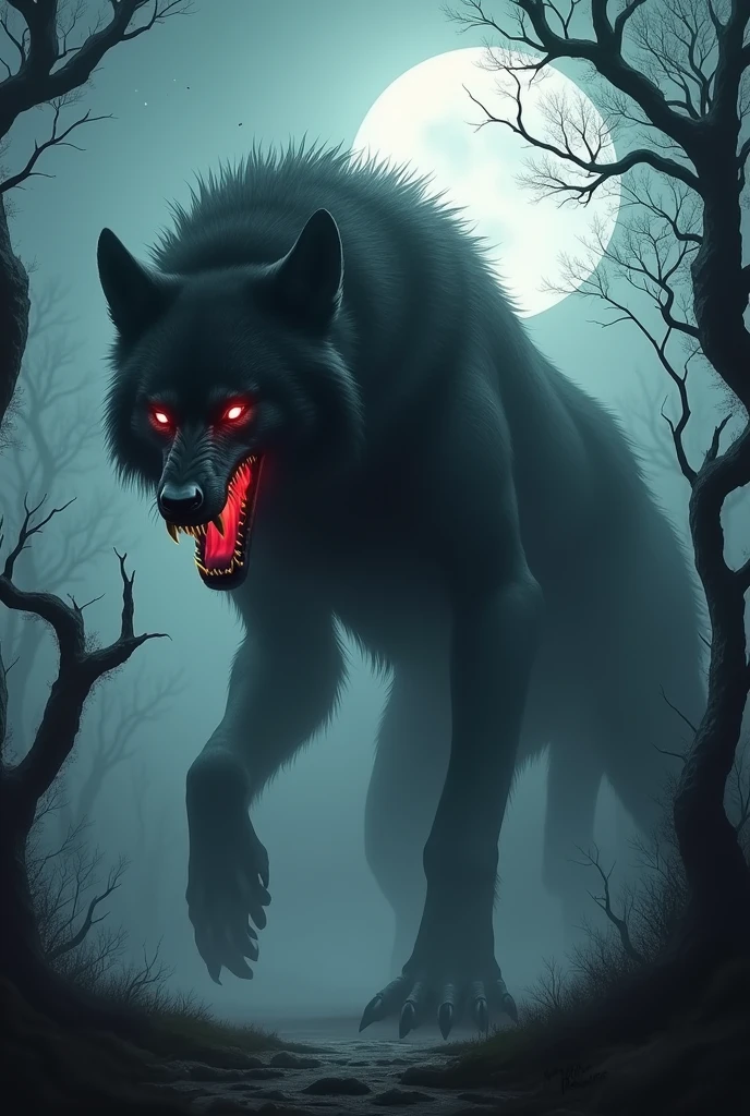 Demon wolf that inspires much fear