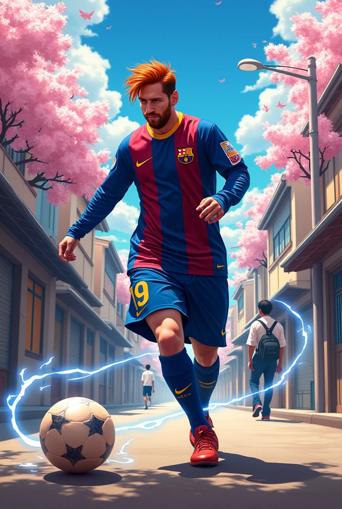 Messi in the Bleach anime world 