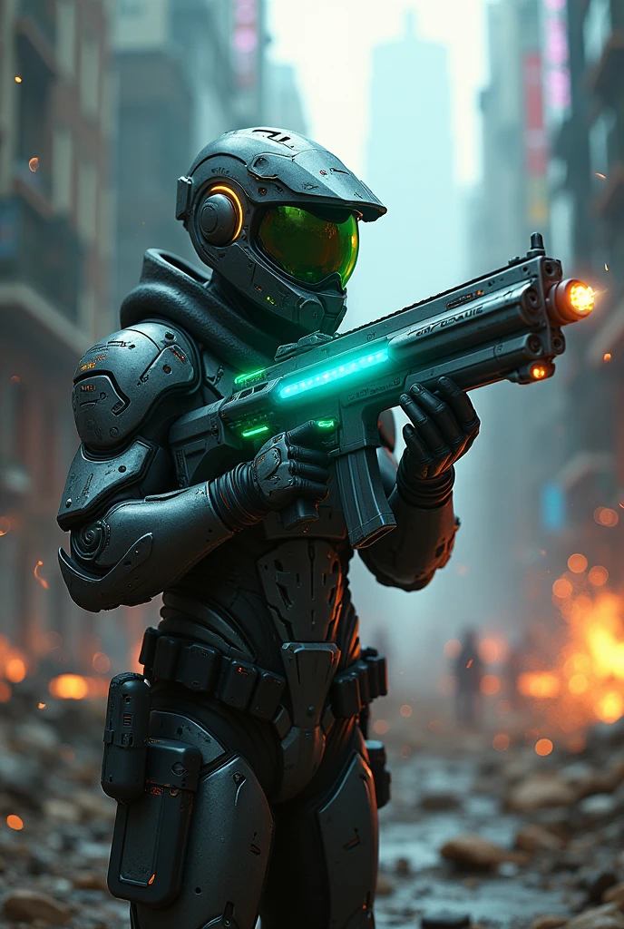 imaginative futuristic weapon