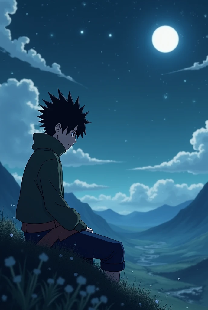 To the character Shikamaru from Naruto, in his version , completely naked