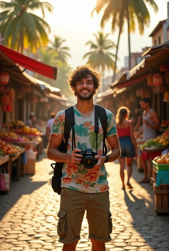 Male tourist