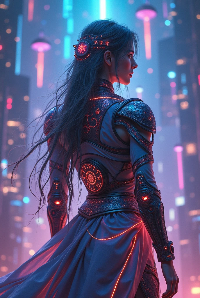 futuristic fantasy clothing 

