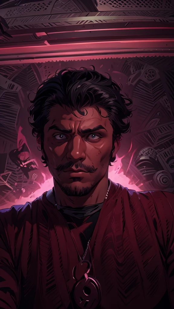 Transform this character into a demon