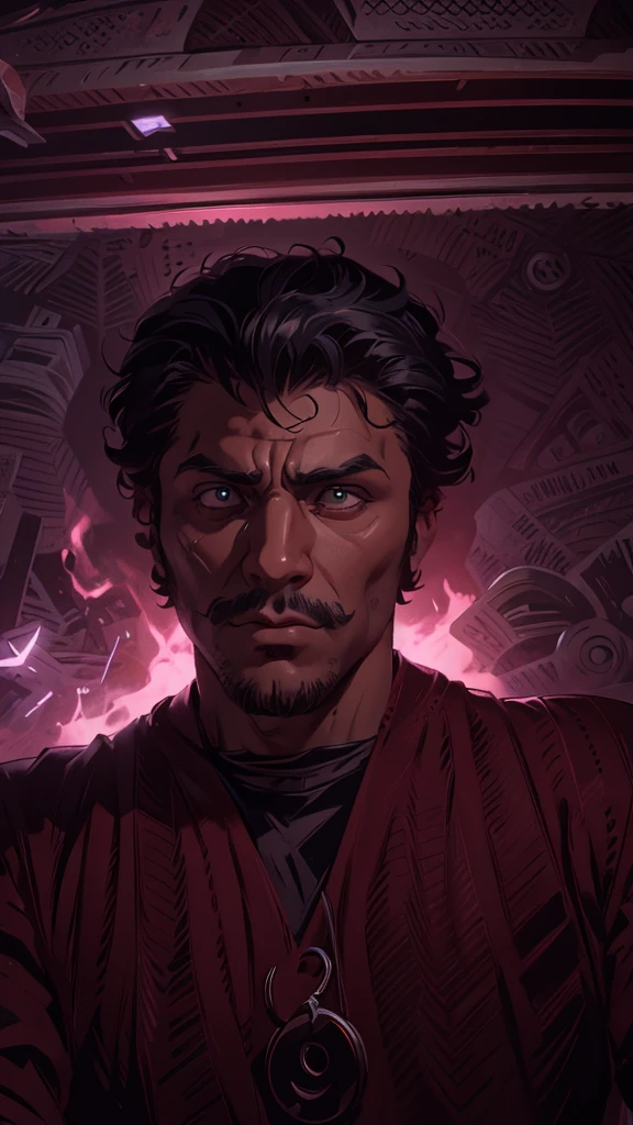 Transform this character into a demon