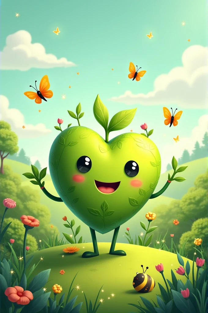 Create a mascot for our green intercourse