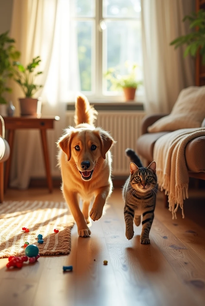 Dog and cat