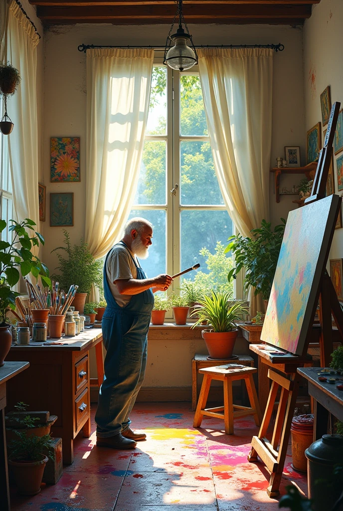"The Painter's Workshop" (The Painter's Studio)