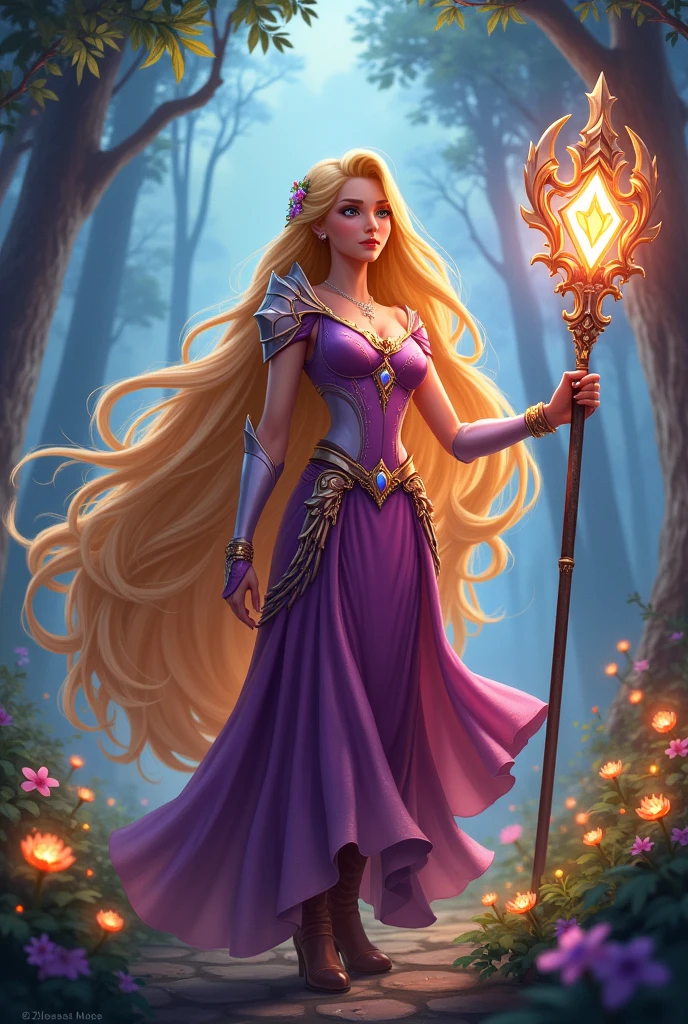 Rapunzel in League of Legends style