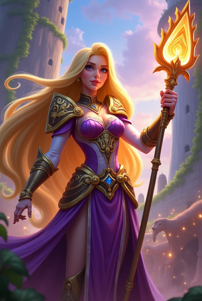 Rapunzel in League of Legends style 