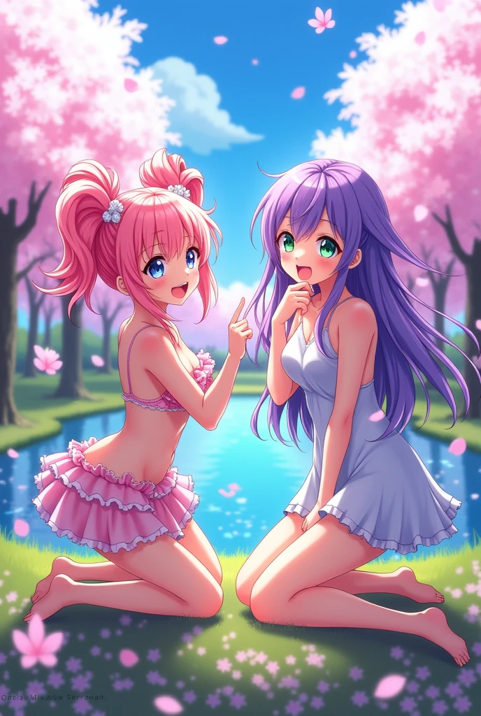 Anime girls tits