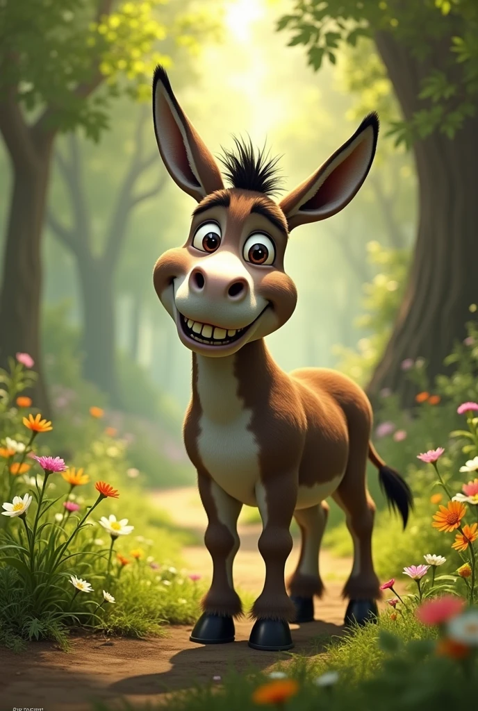 Shrek's donkey without teeth