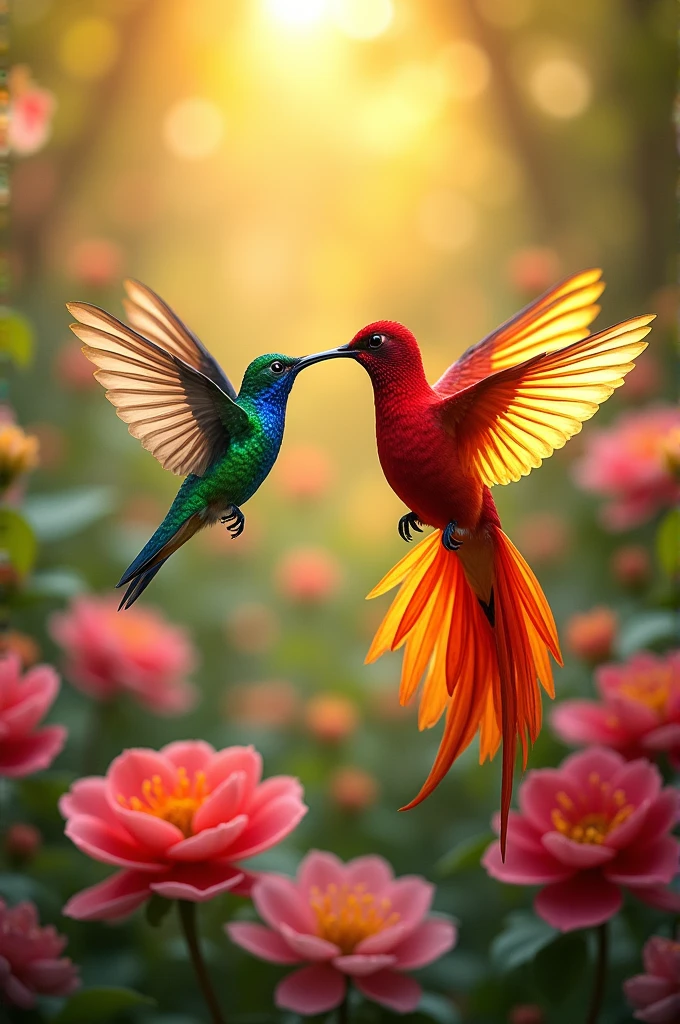 Hummingbird with phoenix