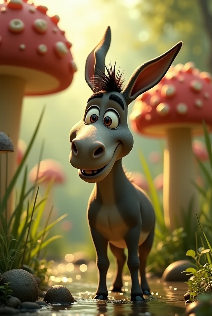 Shrek's donkey without a front tooth