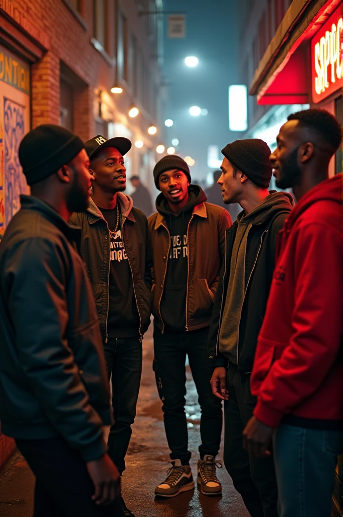 I hang out with people in gangs
