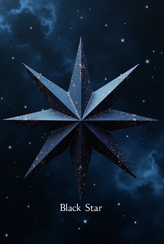 Black star with name Black Star