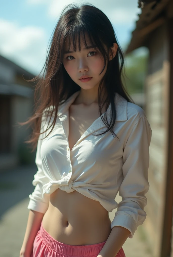 score_9,score_8_up,score_7_up,BREAK
Photo/Photo2, extremely quality photo, sharp focus, epic realism,realisitic, source_photo, proper alignment, rating_explicit,32k,(photo realistic:1.3)
BREAK
1 female,20 years old,cute Asian,cute Japanese,looking down,looking at viewer,steam,(skinny body),black hair,beautiful white skin,small mouth,realistic skin texture,sexy, cute face, kawaii girl, bangs, brown hair,in an Island village, thigh highs, standing, wild sex, innocent expression, Large teardrop , cleavage, school uni,shirt opened up, breast grab, nipples, boob focus, pov, legs apart, low angle, doggy style position, vaginal penetration, fucked from behind, sky above, dynamic pov, large saggy breasts,