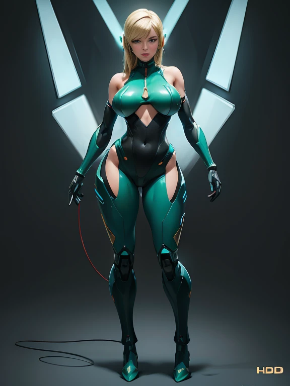 solo, samus aran face, blonde girl, super fine photo, portrait of sexy girl, Unreal Engine:1.5, (8K:1.8) (UHD:1.6), standing in rock, skin tight, mecha outfit, mecha headphone, sensual pose, green mecha suit, hot iconic character, smooth skin, full body, futuristic suit, mecha machine in belly, mecha bra with blue LED, green mecha belt, collar, green mecha glove, high mecha boots, green mecha arm and leg, black mecha pant, best quality, masterpiece, official art, unified 8k wallpaper, super detail, sharp focus, sexy pose, body parts, no extra limbs, precious anatomy, mountain, big rock, bamboo tree, gras, beautiful sky, a beautiful woman Big breasts and big ass (bewitching thighs very erotic full body)(thick tighs:1.0)(large breast:1.0)