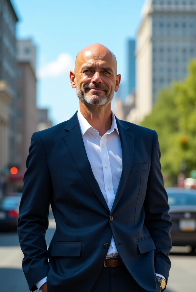 bald man