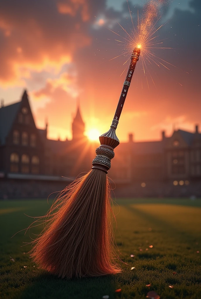 create a lush broom, the most beautiful in the whole Harry Potter universe