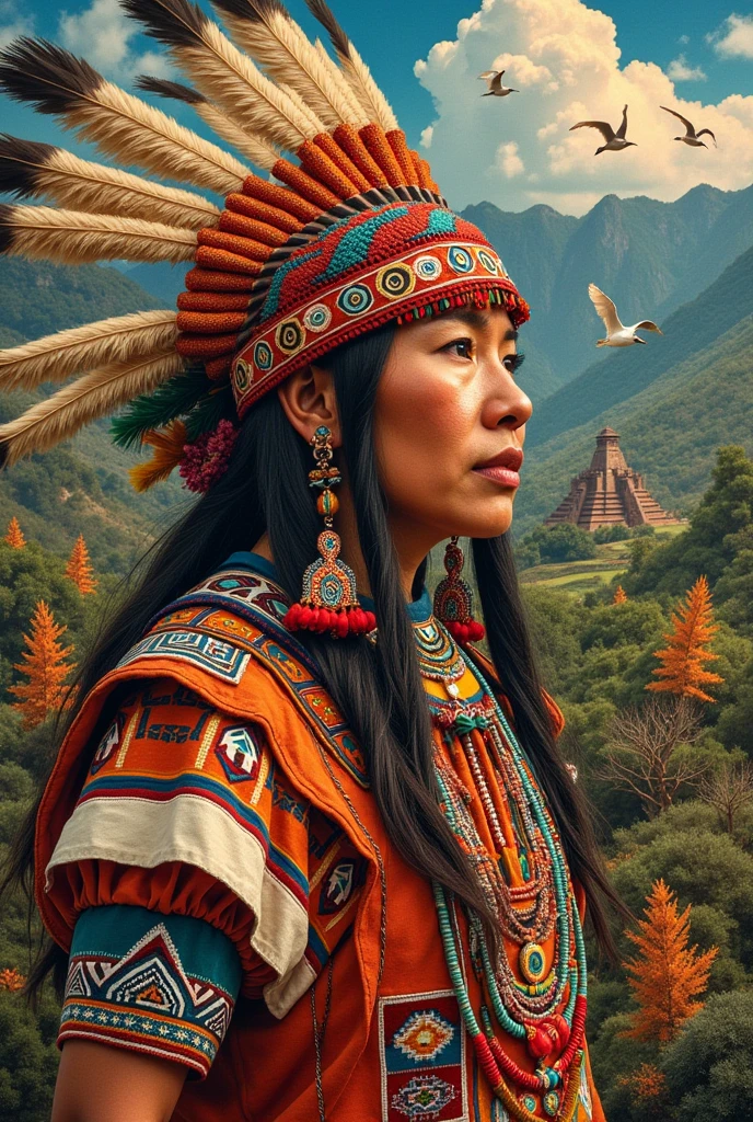 An indigenous collage 