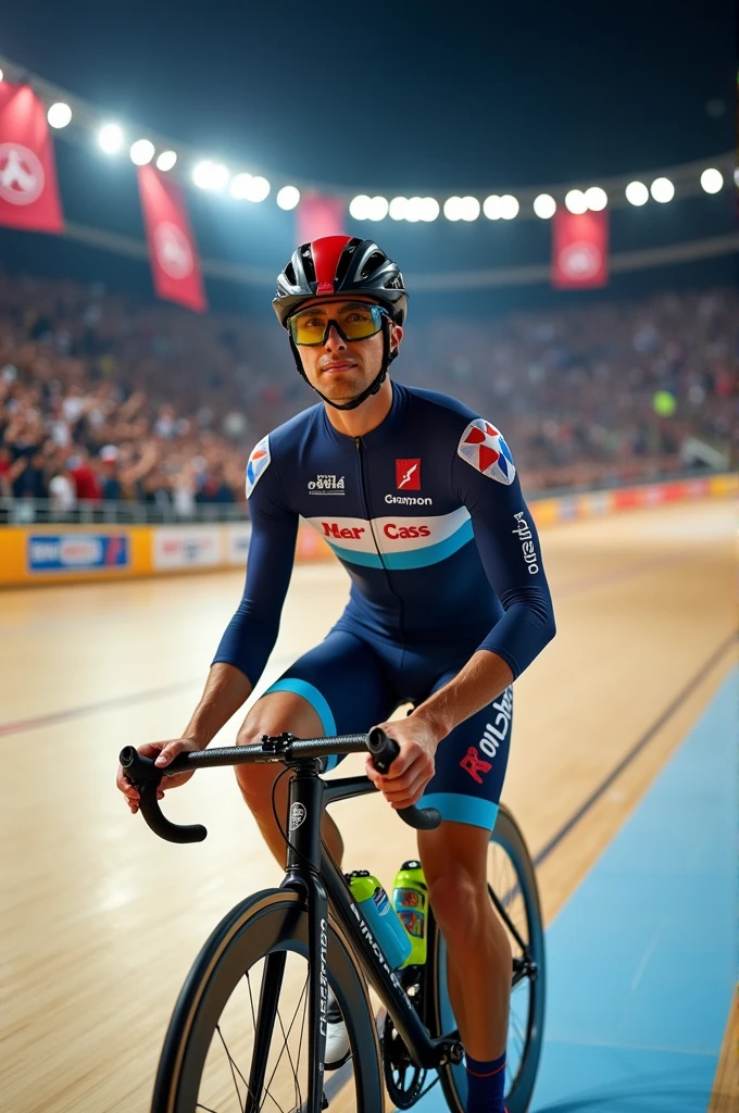 Track bike Pilot standing named John