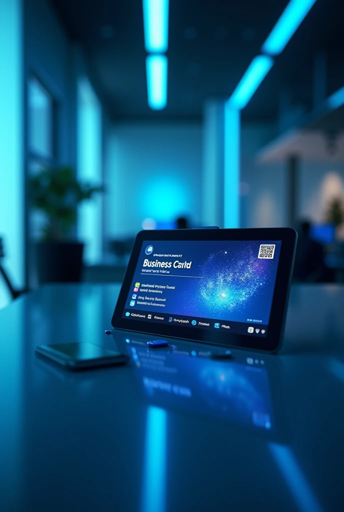 An electronic business card