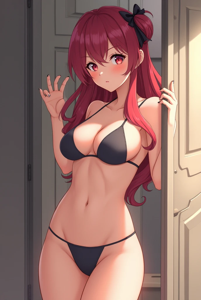A naked anime girl