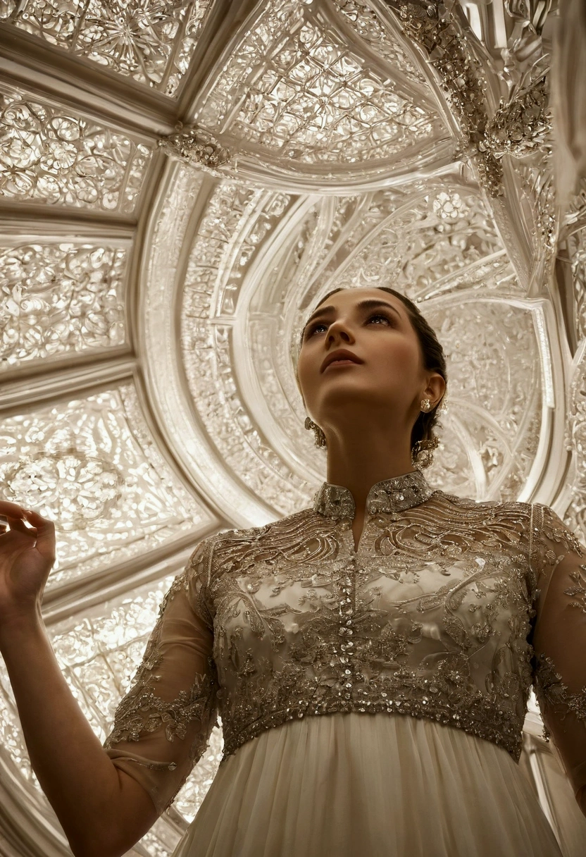 women, perspective from below
