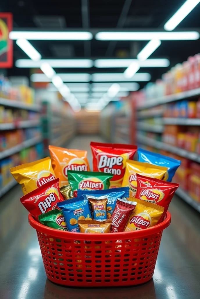 Convenience store product basket 