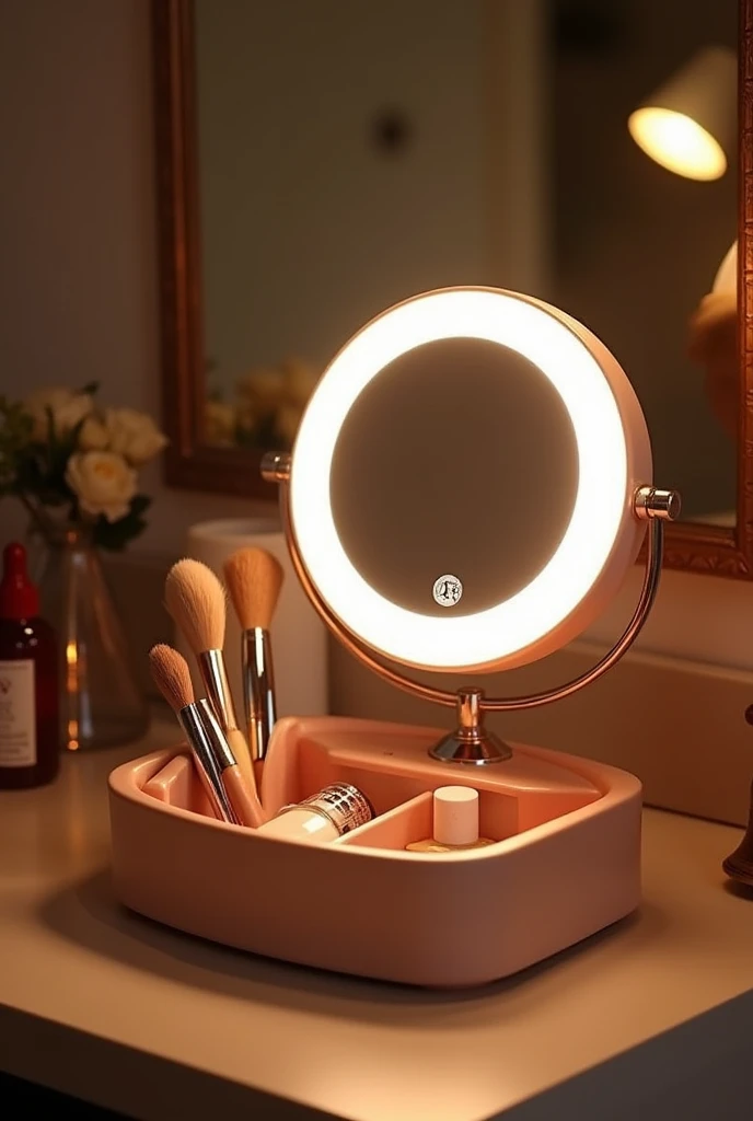 (This Raksha Bandhan, surprise your beloved Didi with the perfect gift: a stylish round makeup mirror that lights up her beauty routine. With just a touch, the LED light illuminates her reflection, showcasing her radiance. Featuring three adjustable color settings, this mirror adapts to any environment, ensuring she looks her best, day or night.

But it’s not just a mirror! It doubles as a chic storage solution for her grooming essentials, keeping everything organized in one place. Plus, it’s conveniently rechargeable via micro USB, making it perfect for on-the-go use.

Show your love and appreciation with this thoughtful gift that combines functionality and elegance. Make this Raksha Bandhan memorable—click the link in the bio to purchase now!

Citations:
[1] https://economictimes.indiatimes.com/top-trending-products/gifts/elevate-your-raksha-bandhan-celebration-with-premium-gifts-for-your-brother/articleshow/111958059.cms
[2] https://www.amazon.in/makeup-mirror-with-light/s?k=makeup+mirror+with+light
[3] https://www.flipkart.com/beauty-and-grooming/makeup/makeup-accessory/hand-mirror/bracelet-rakhi~typematerial/pr?otracker=categorytree&page=10&sid=g9b%2Cffi%2Cssf%2Cgjj
[4] https://autohomekart.com/products/makeup-box-led-mirror
[5] https://www.meesho.com/best-led-lamp-raksha-bandhan-gift-for-sister-and-brother/p/768qd6
[6] https://primepick.co.in/products/led-rechargeable-travel-vanity-mirror
[7] https://www.vega.co.in/professional/blog/post/best-makeup-brushes-to-gift-for-raksha-bandhan.html
[8] https://www.lakmeindia.com/blogs/trends/makeup-kit-to-gift-your-sister-on-raksha-bandhan