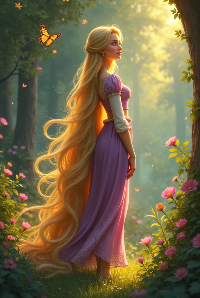 Naked Rapunzel without clothes 