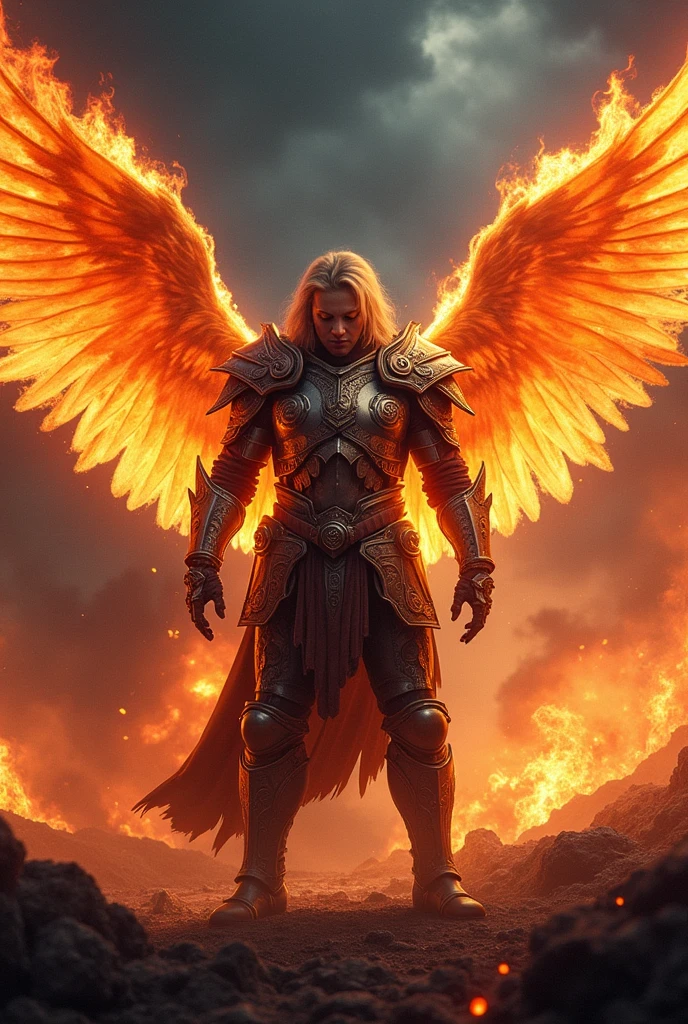 flaming winged military