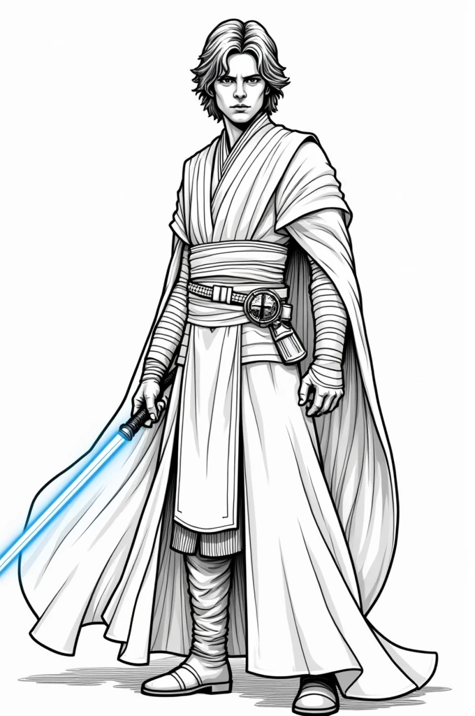 Black and white star wars 
Anakin Skywalker outline