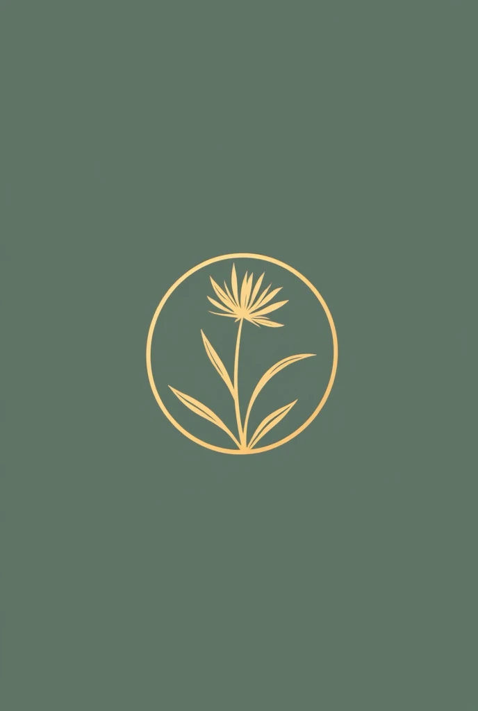 Give me a logo for a flower shop that includes the flower from the movie Tangled, but the logo should be minimalist.