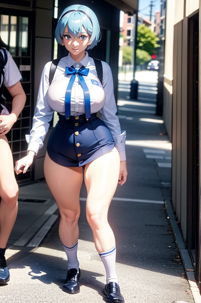 [( (8k:1.27), top quality, masterpiece, super high resolution:1.2)] An extremely effeminate, idealised, shapely yet athletically-built, and flattering image of Martin Luther depicted in a kawaii style wearing large rounded glasses and a ruffled, Baroque collar explaining doctrines to a cute shoemaker wearing a coat and a tricorn hat drinking a cherry blossom shake looking at him with appreciation. The shoemaker is standing besides an oak tree. large breasts (beautiful:1.1)