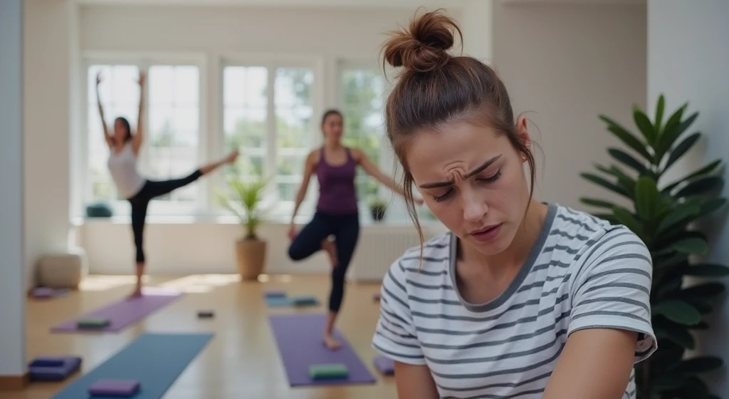 I can't go to the bathroom until the lesson is over...。 Yoga class pee leak