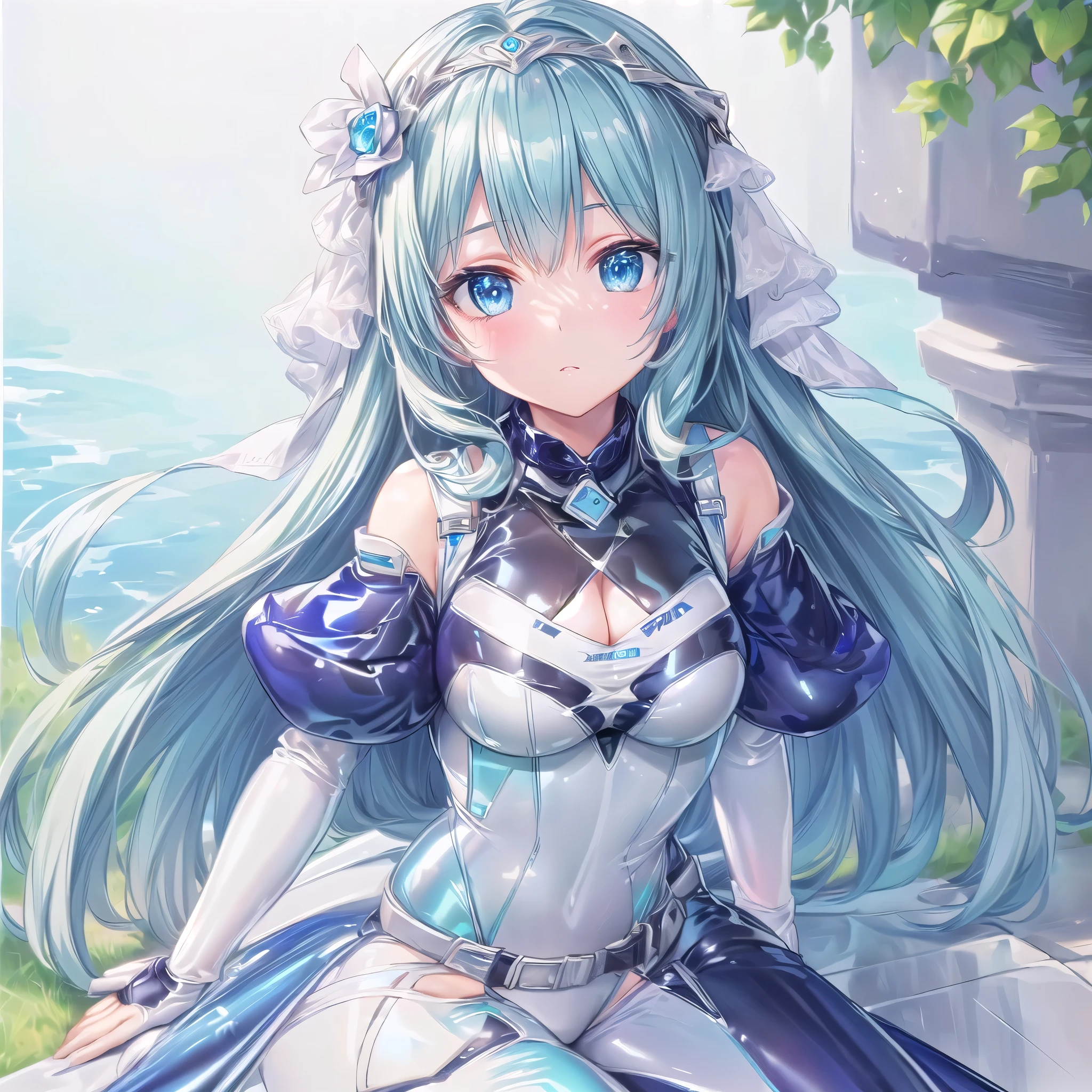 (masterpiece), best quality, expressive eyes, perfect face, (large breasts:1.2), (latex clothes:1.4),