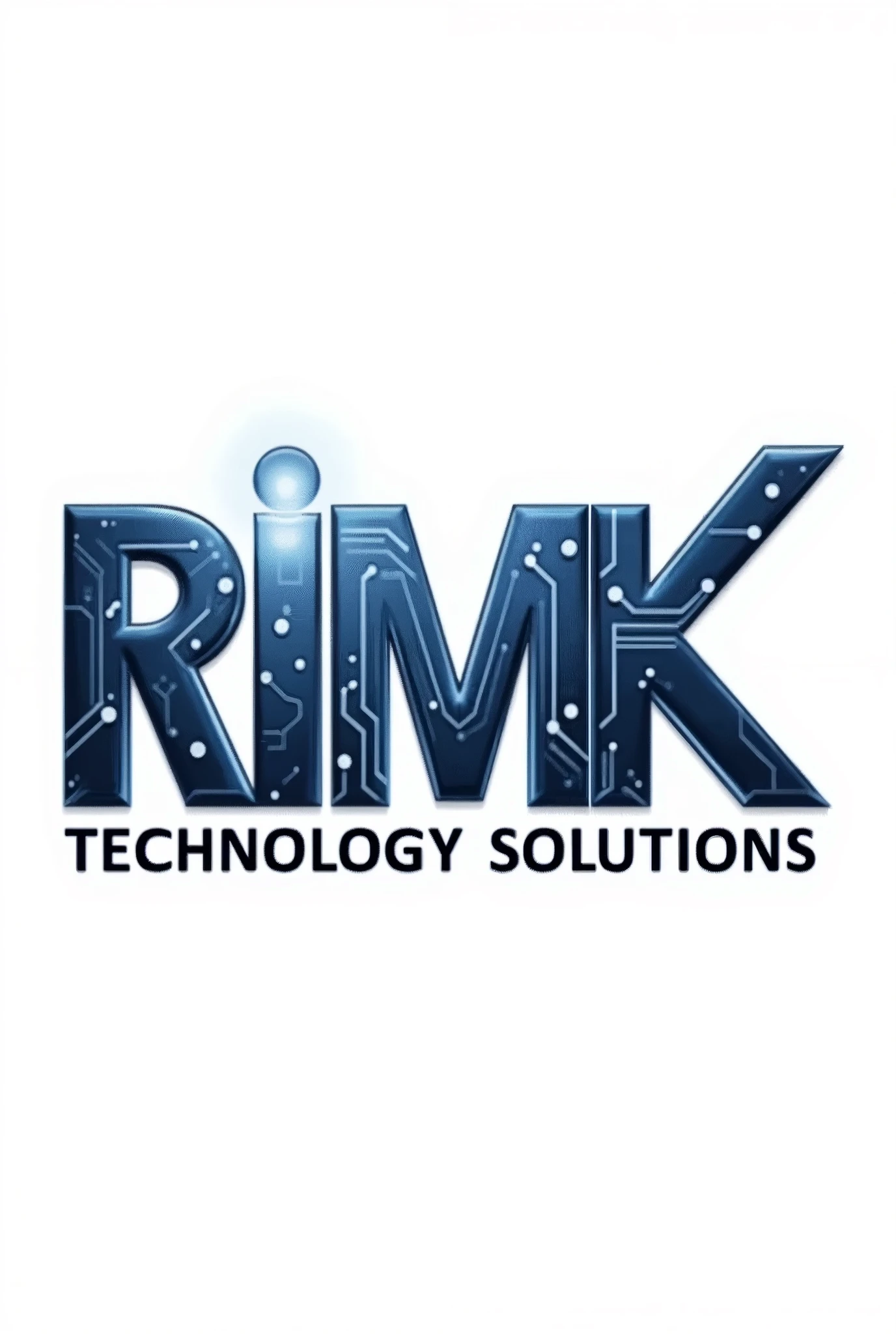 A logo with the words RIMK TECHNOLOGY SOLUTIONS