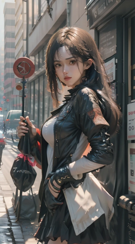 ((Best quality)), ((masterpiece)), (detailed:1.4), 3D, an image of a beautiful cyberpunk female,HDR (High Dynamic Range),Ray Tracing,NVIDIA RTX,Super-Resolution,Unreal 5,Subsurface scattering,PBR Texturing,Post-processing,Anisotropic Filtering,Depth-of-field,Maximum clarity and sharpness,Multi-layered textures,Albedo and Specular maps,Surface shading,Accurate simulation of light-material interaction,Perfect proportions,Octane Render,Two-tone lighting,Wide aperture,Low ISO,White balance,Rule of thirds,8K RAW,