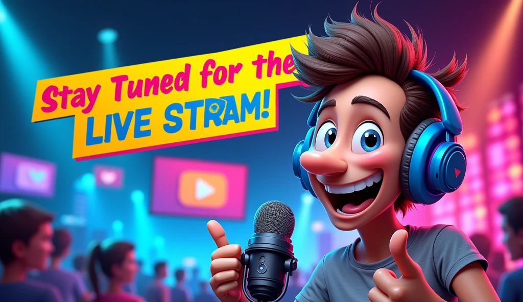 Youtube Stay tuned for the live stream