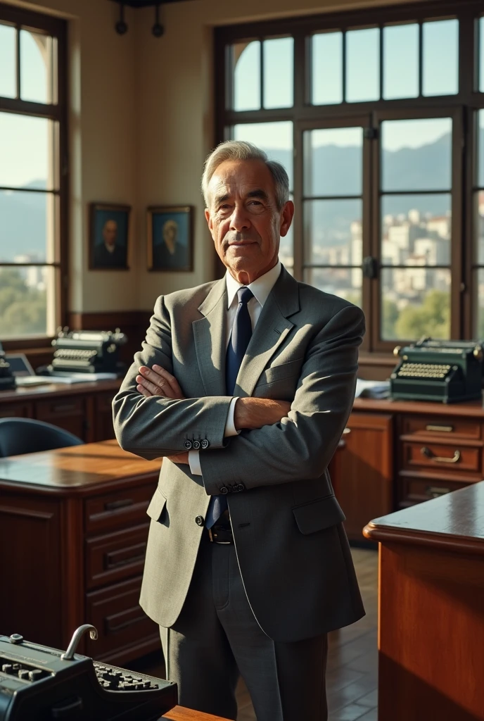 55-year-old office man in 1962 in Chile