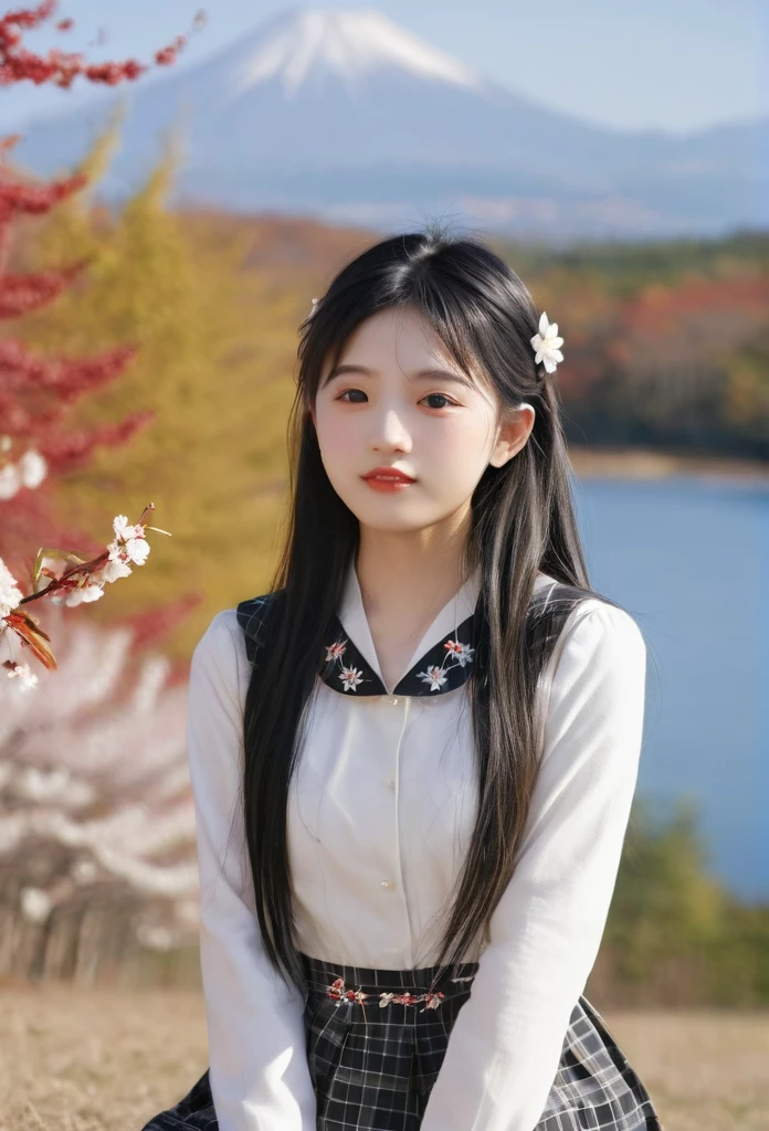 1.5 ((64k,Ultra-high resolution,Ultra high quality,masterpiece,Hyperrealistic,Young and adorable, beautiful, young, adorable,〜20 year old girl,young woman,Full body photo,Full body angle,Whole Body Ezbian,Surreal,Very detailed:1.3,Ultra-realistic:3.0)),Cute smile,Adorable smile,nice smile,Baby Face,A cup to D cup size bust,Straight Long Hair,Black Hair,Sitting,Cute face,Glowing Skin,Glossy face,Beautiful body,concentrated,Naked from below,((field,Water Lake,Background with autumn cherry blossoms,Masturbating)),((Sexy Dress,High school girl blazer,Transparent exy maid outfit,Sister dress with embroidered collar,Wear a shrine maiden's costume and roll up your mini hakama.,Aircraft Cabin Attendant Uniform,Aircraft Stewardess Uniform)),((Seamless Ultra-thin All-through Pantyhose,Ultra-thin seamless pantyhose, sexy, all-through, beautiful legs, tights, sheer, pantyhose, women's)),single eyelid,Long legs,Thin legs,Beautiful hands and feet,Thin thighs,Nice thighs,((Ultra Micro Mini Skirt:1.2)):1.4,underwear simpleunderwear,((地面にSitting)),Water Lake,A prestigious European-style castle,Rose garden in the background,Bare shoulders,Low - Angle,((Face your body forward)),((Sitting position)),((Spread your legs and do the M-leg pose.)),Pull up one'My tight skirt,bangs,Beautiful legs,((Wearing:1.3)),((Girl panties exposed:1.3)),((Japanese women who still retain their beautiful youthfulness,A European woman who still retains her beautiful youthfulness)),With a young body,((Turn your skirt inside out)),Please show me your pants,White panties,Take off your panties,((White pantiesでパンティーを見せます)),((She puts her hand inside her panties and masturbates)),String Pantiesティー,((I'll pull up my skirt and show you my underwear)),Exposed panties,White panties,String Pantiesティー,Sexy panties,((Nipples are visible through the)),Slim waist,((String PantiestPanties Women's Shorts,See-through ladies' shorts,String PantiesレースtSexy back,String PantiesツレディースtExtreme back)),((See-through sexy bra,Extremely see-through braーショーツ,Extremely see-through bra)),((Panties are visible)),1 person,Iris,Black Hair,Nice ass,((See-through shorts and bra)),((The wind blew and flipped up her skirt, revealing her panties)),((Wet and dripping wet beauty is revealed)),((Women's swimsuits,Women's Bikini Swimwear,Sexy for women,Wearing a radical women's swimsuit))