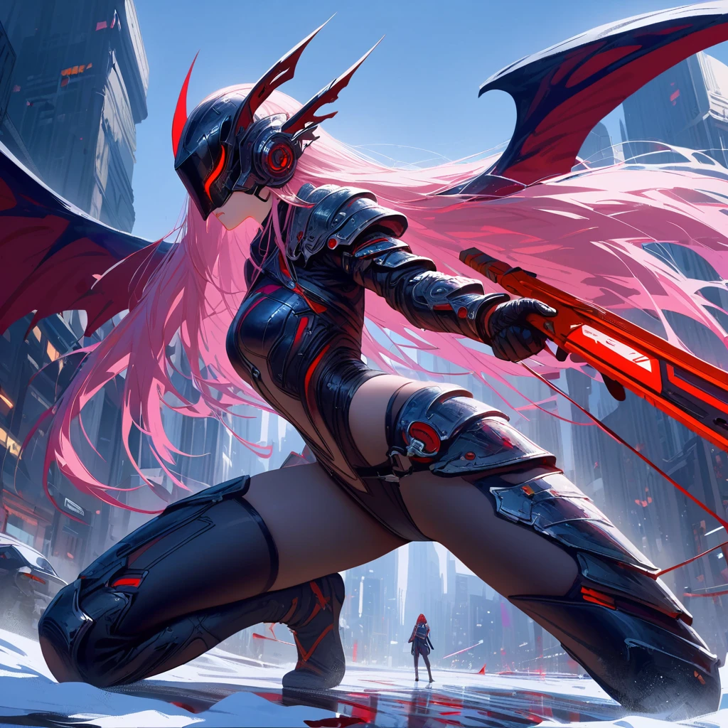 black，clair obscur, Ray tracing, movie lighting, cowboy shooting, 8k, Yes, Super details, precise, best quality, Award-winning, Award-winning, A High resolution, masterpiece, high detail，Guweiz on Artstation Pixiv, Popular topics on artstation pixiv, Detailed number concept art, author：Yang Jie, 2. 5D CGI anime fantasy artwork，ultra high definition，8k ，Realistic skin texture，clair obscur, Ray tracing, movie lighting, 8k, Yes, Super details, precise, best quality, Award-winning, Award-winning, A High resolution, masterpiece, high detail，in the snow，Clear，masterpiece， best quality， 8k， number， 1 girl， alone， stand up， hair accessories， Red eyes， Heartless expression， Bloodstained mechanical parts， electric wire， cable， failure effect， scary， Science fiction， futuristic， The background is darker inside， neon lights， Cyberpunk characters， surreal， strange， Disturbing， spine-chilling， scary， Western Metal，Red eyes，发black，Black long gloves，Rompers，leggings，Highlight her graceful figure,Wrap your whole body and stand up，symbiont，（（Raised sexy）），One-piece Pants，Red eyes，Venom Possession，发black，Black long gloves，Rompers，Black one piece，Blood-red eyes，best quality, High resolution, super detailed, Vivid texture, mask, bangs，wear socks，tears，Covered with Black slime