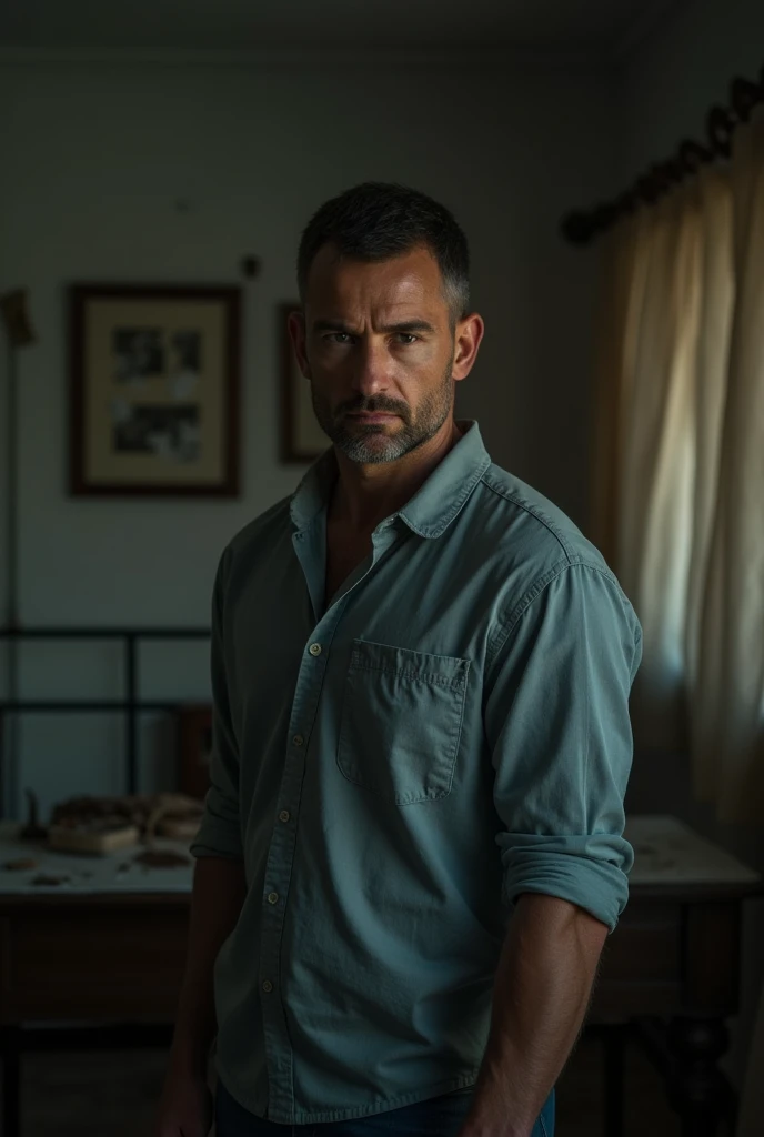 the vengeance and sharp gaze of a husband