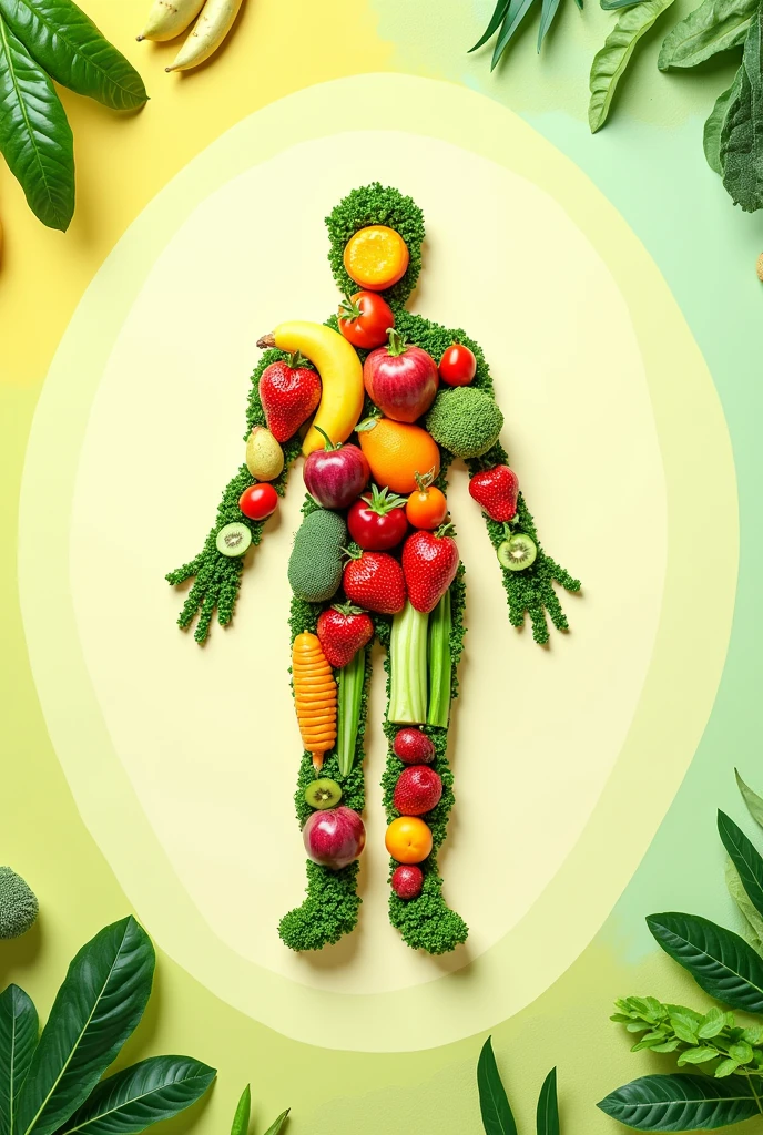 Create elaborate images for a nutrition-themed ebook