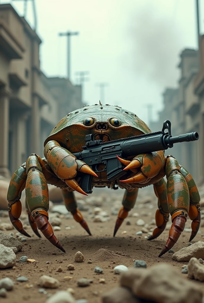 Military Crab with Rifle