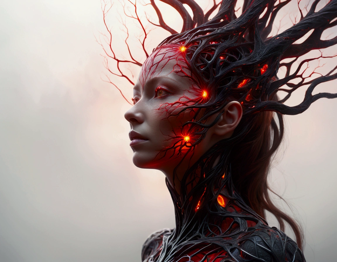 burning heroine, fantasy concept art, night scenery, fractal cracked surface, bokeh, (mixed styles by Alberto Seveso and Gediminas Pranckevicius and Wadim Kashin:1.2), breathtaking intricate details, dramatic natural lighting, reflective catchlights, cinematic, brilliant, sharp focus, fantastical and mysterious, maximalist masterwork by head of prompt engineering , hyperkraximalism <lora:hyperkraximalism:0.2>