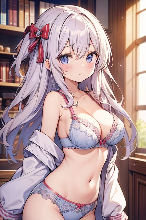 Western、noble、Princess、Bra is visible、Neat underwear、Westernのお城