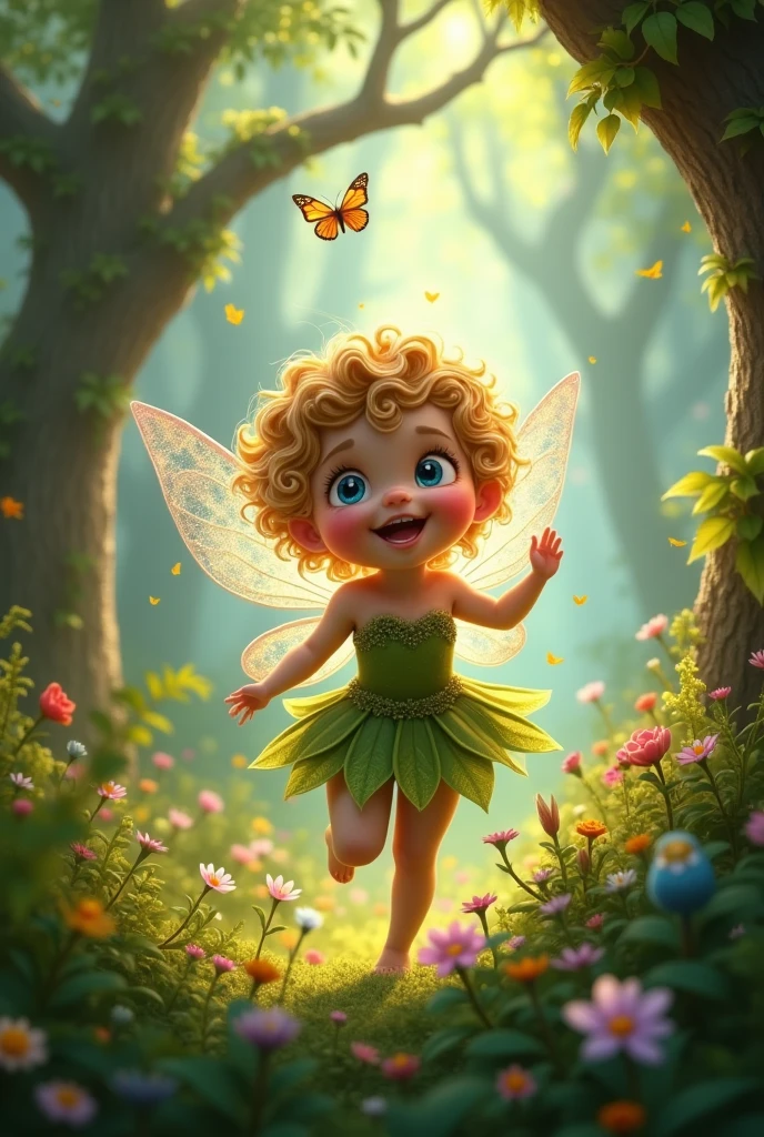 Fee im Wald Disney Style
